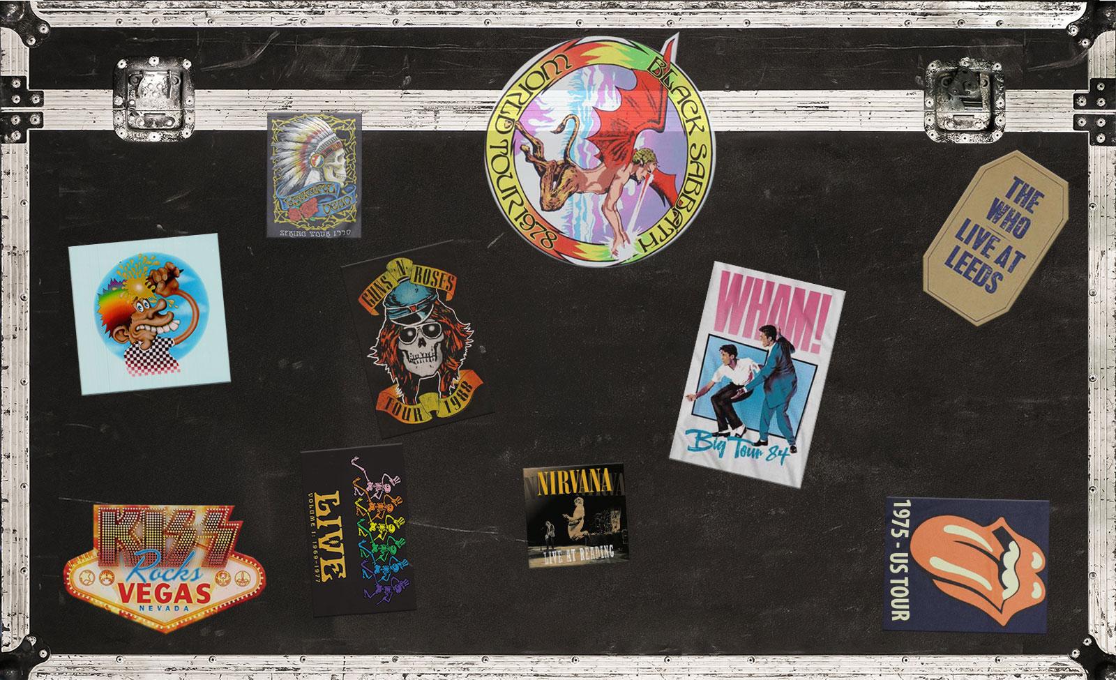 retro tour t shirts