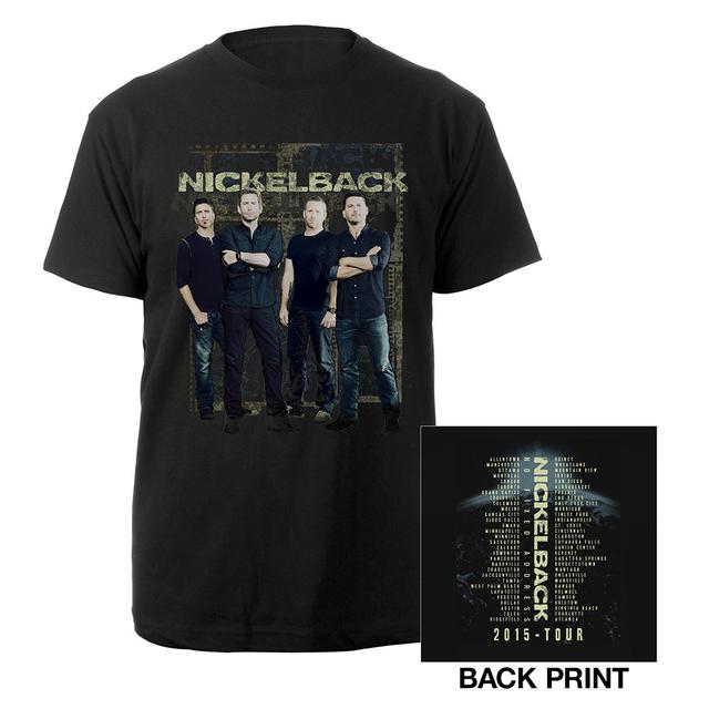2015 Nickelback Band Photo Tour Tee