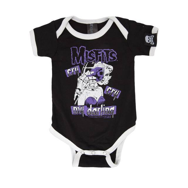 The Misfits Cry Cry My Darling Baby Onesie