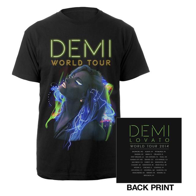 Demi Lovato World Tour t-shirt