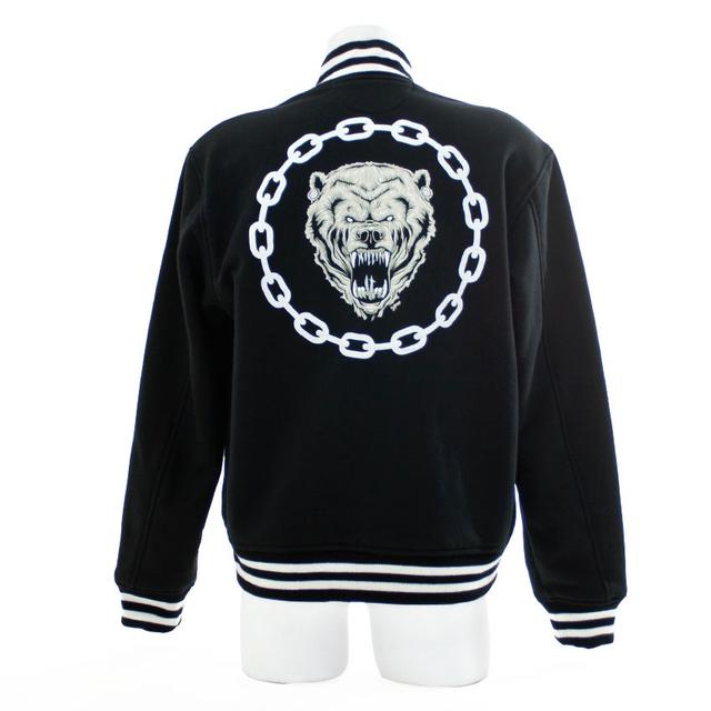 Krewella LIMITED EDITION KILLIN' IT BEAR WITH CHAIN VARSITY JACKET