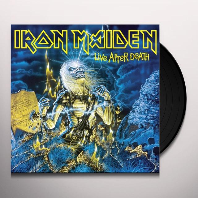 Iron Maiden LIVE AFTER DEATH Vinyl Record