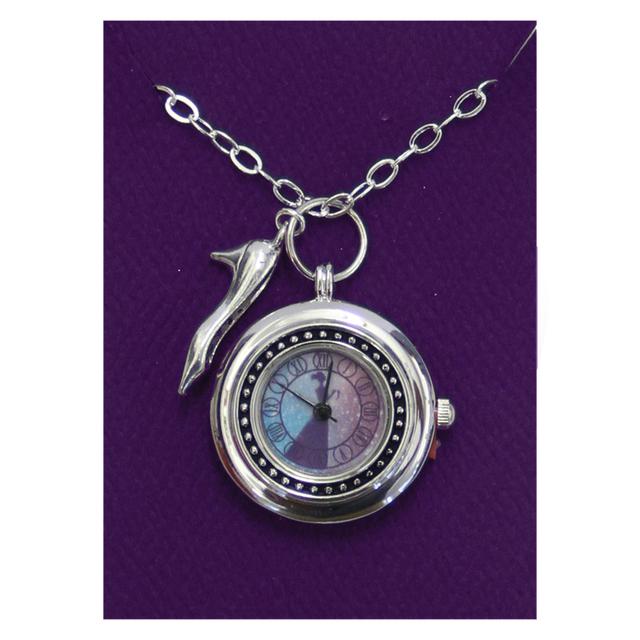 CINDERELLA CLOCK NECKLACE