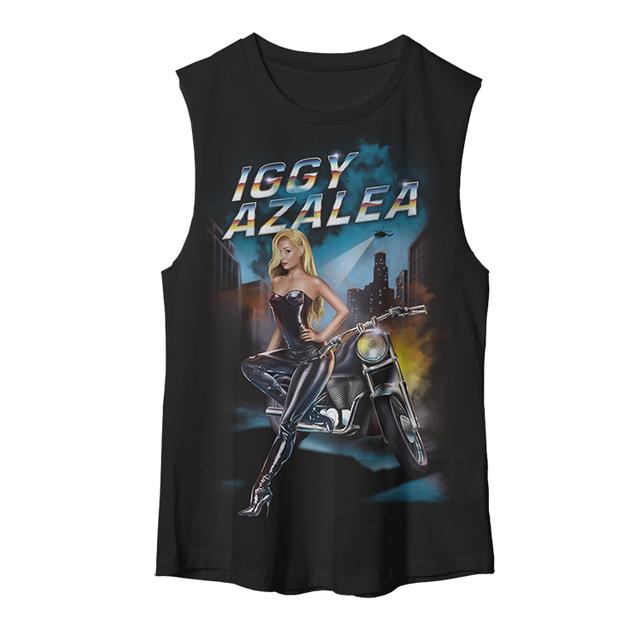 IGGY AZALEA WOMEN'S MOTO MUSCLE TANK