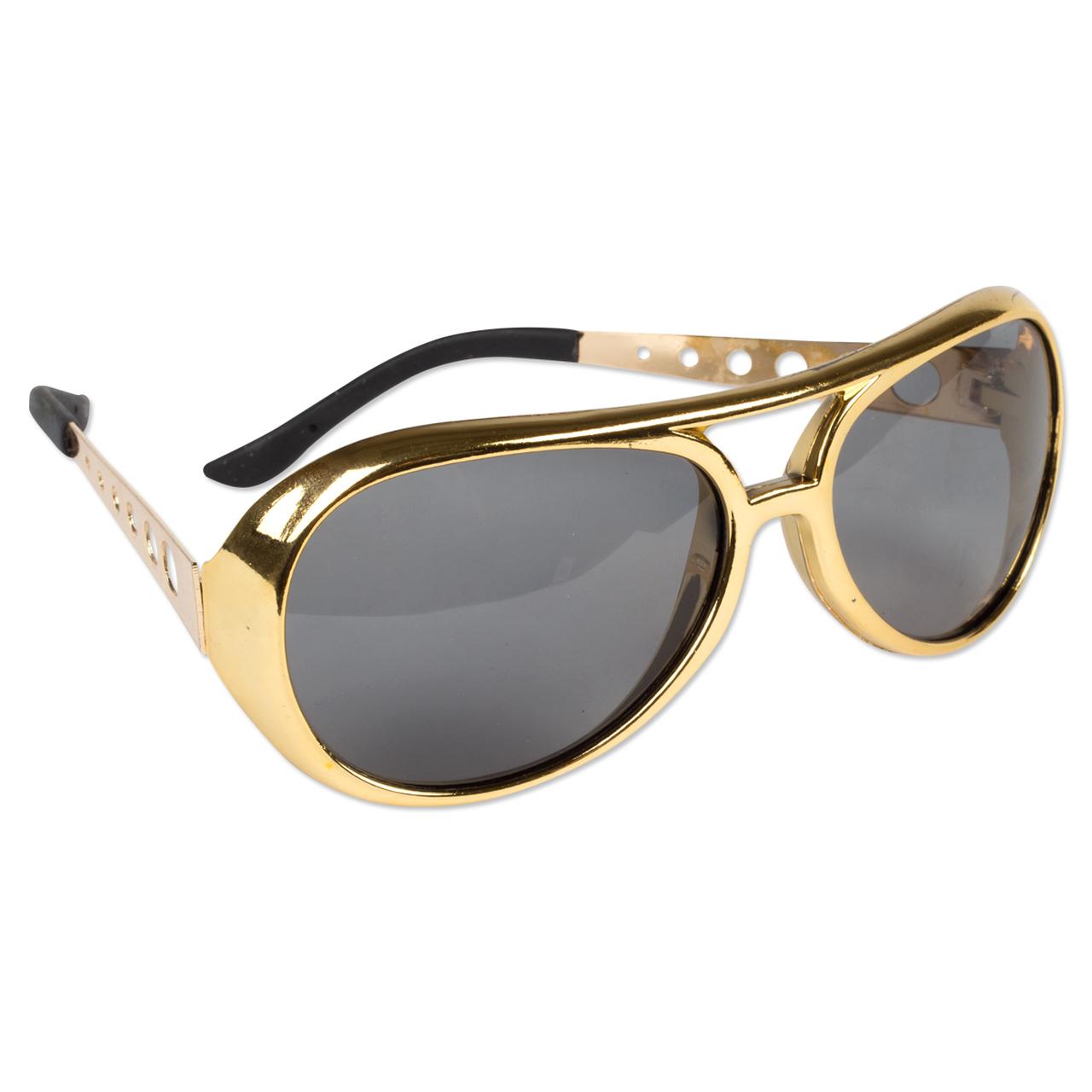 Elvis 1970s Gold Sunglasses