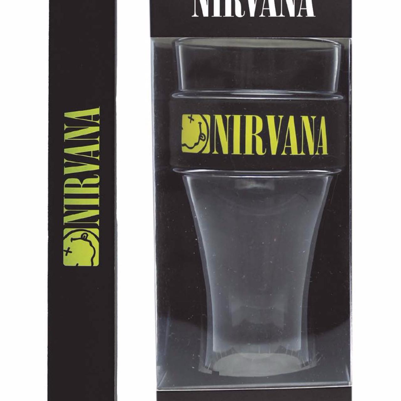 Nirvana Smiley Logo Heavy Duty Slap Band Pint Glass