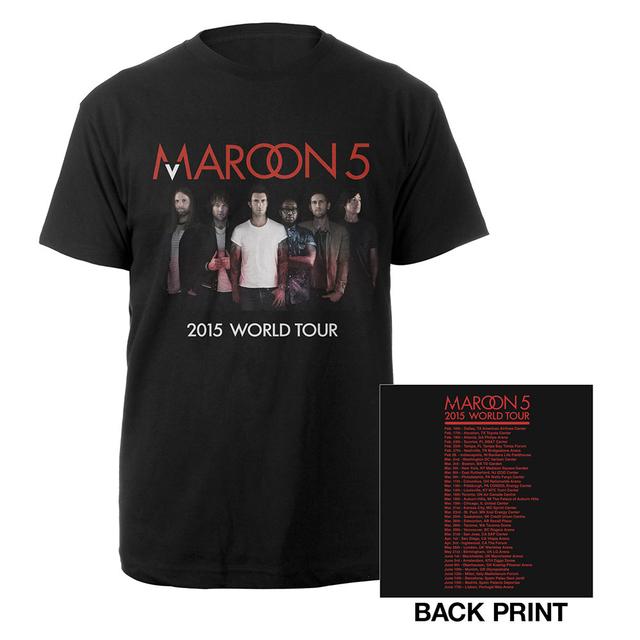 Maroon 5 2015 World Tour T-shirt