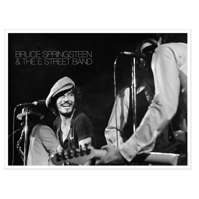 EXCLUSIVE LITHOGRAPHIC PRINT - BRUCE SPRINGSTEEN & THE E STREET BAND LIVE AT THE BOTTOM LINE IN NYC, 1975 (1-500)