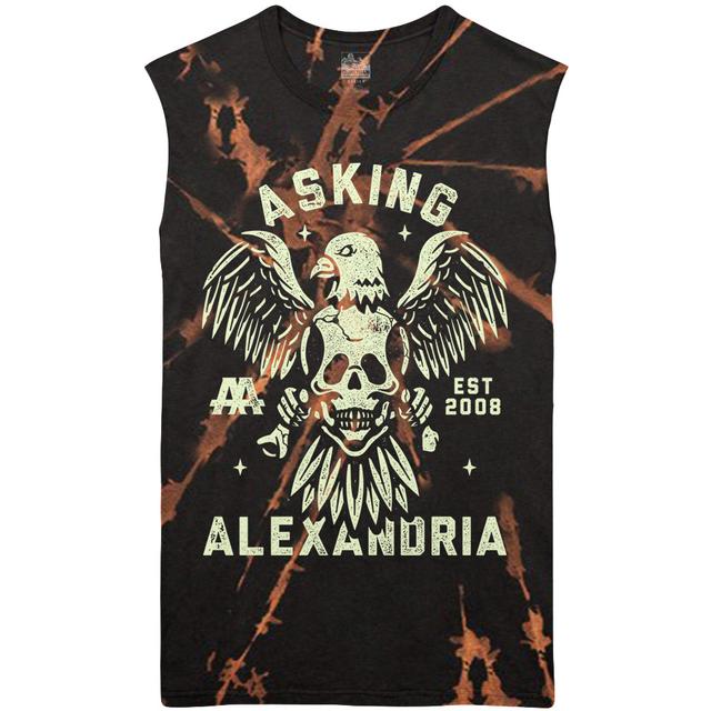asking alexandria eagle skull sleeveless asking alexandria eagle skull sleeveless