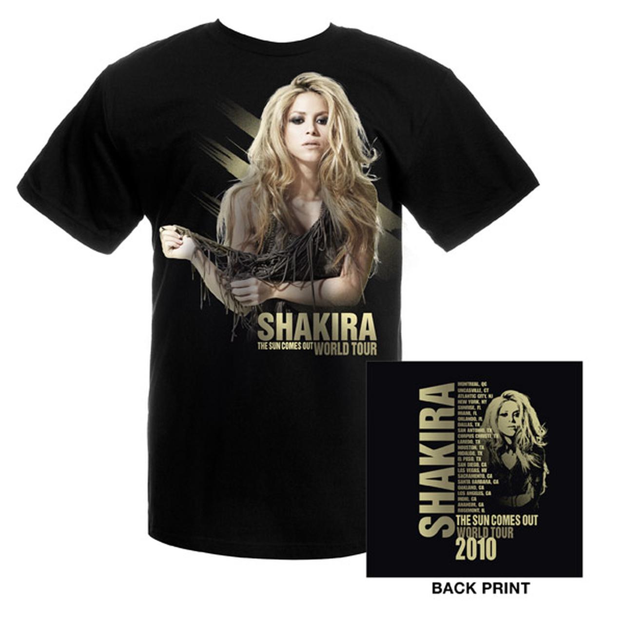 shakira tour shirt