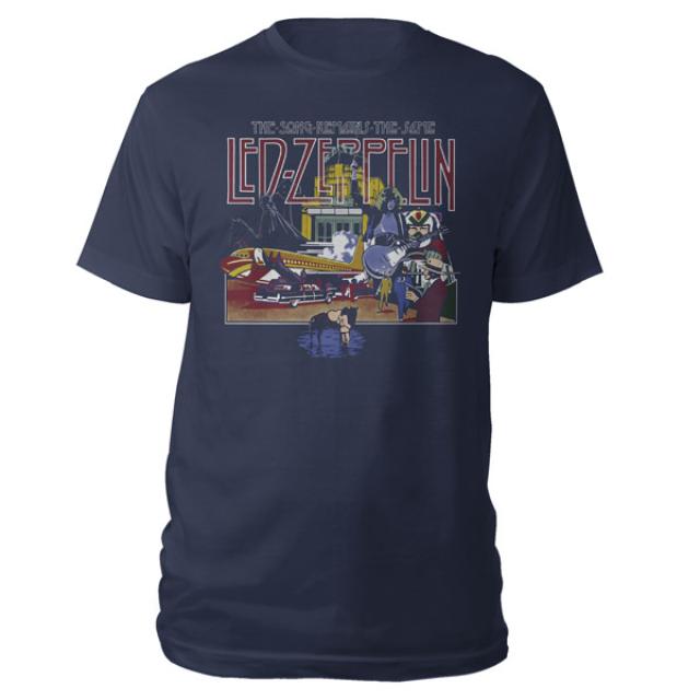 Led Zeppelin The Song Remains The Same Navy TShirt