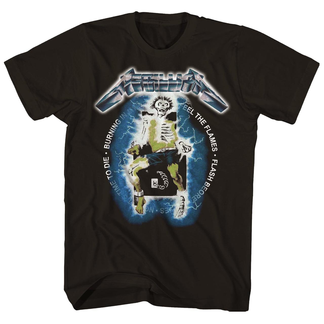 Ride The Lightning Electric Chair Metallica T-Shirt (Vintage)